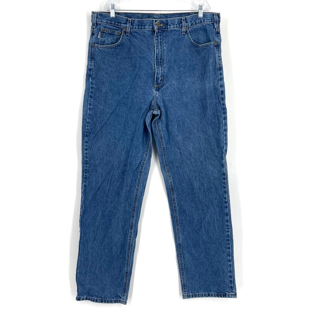 Carhartt Relaxed Fit Jeans Blue Men’s Size 42x34 - Picture 7 of 7